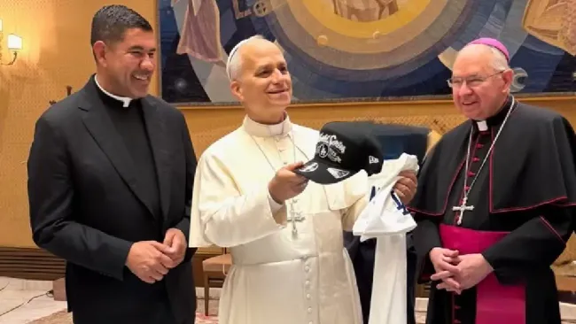 Remedio divino: Dodgers se encomienda al Papa León XIV para remontar la Serie Mundial. Lado.mx Remedio divino: Dodgers se encomienda al Papa León XIV para remontar la Serie Mundial. Noticias en tiempo real