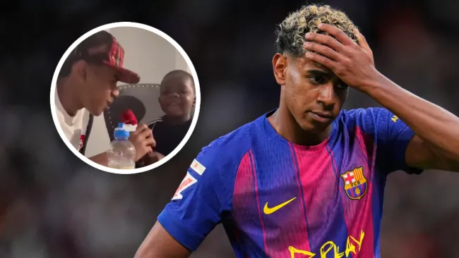 Lamine y su hermano cantaron el icónico tema de Shakira