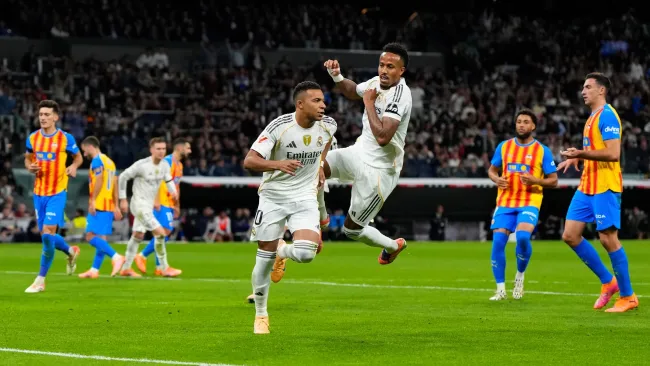 ¡Más líder que nunca! Real Madrid aplasta 4-0 a Valencia 