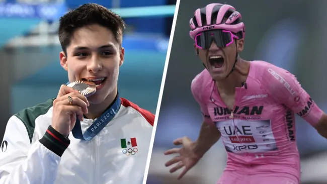 Osmar Olvera e Isaac Del Toro ganadores del Premio Nacional de Deportes 2025