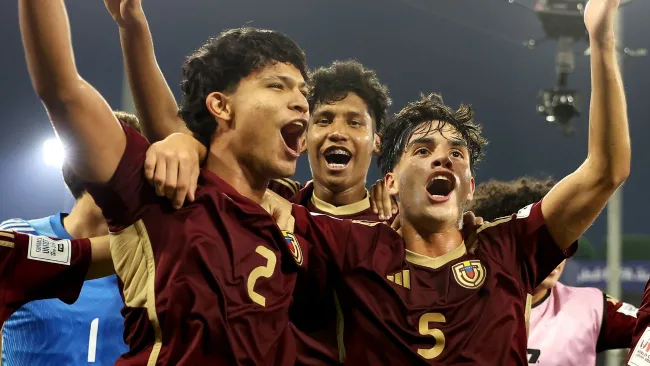 Venezuela goleó a Inglaterra en el debut del Sub 17