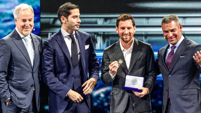 Messi en el American Business Forum