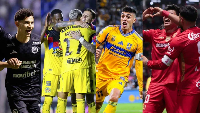 Liga MX: ¿Qué necesitan Cruz Azul, Toluca, América y Tigres para terminar líderes?
