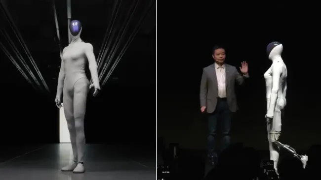 Así es IRON, el robot humanoide chino que ya camina y se mueve como una persona