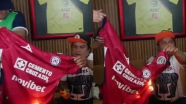 La playera fue quemada inmediatamente después del partido