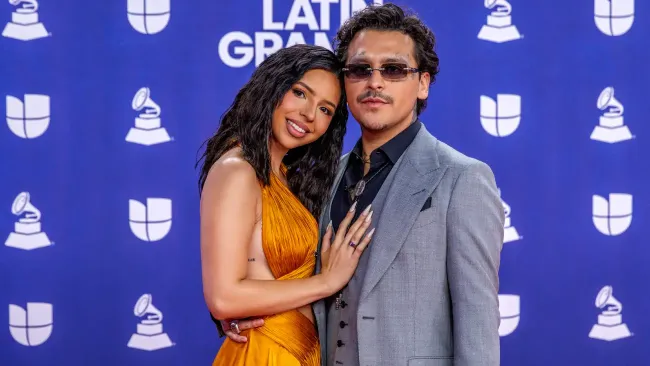 Ángela Aguilar rompe el silencio: así reaccionó al discurso de Nodal en los Latin Grammy