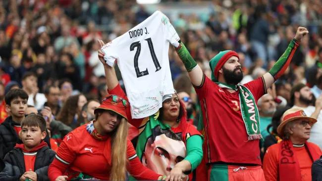 Portugal rinde homenaje a Diogo Jota