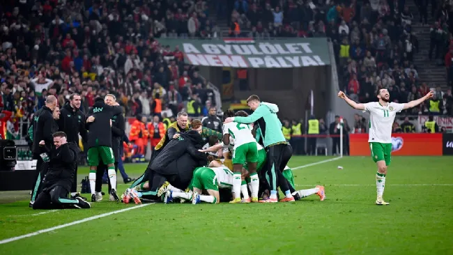 ¡A repechaje! Irlanda remonta a Hungría con gol de último minuto. Noticias en tiempo real