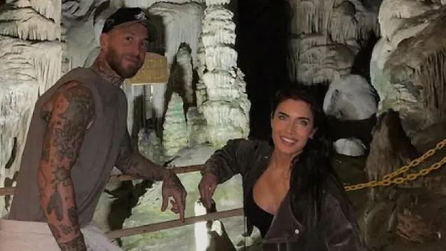 Sergio Ramos y Pilar Rubio visitaron icónicas cuevas 