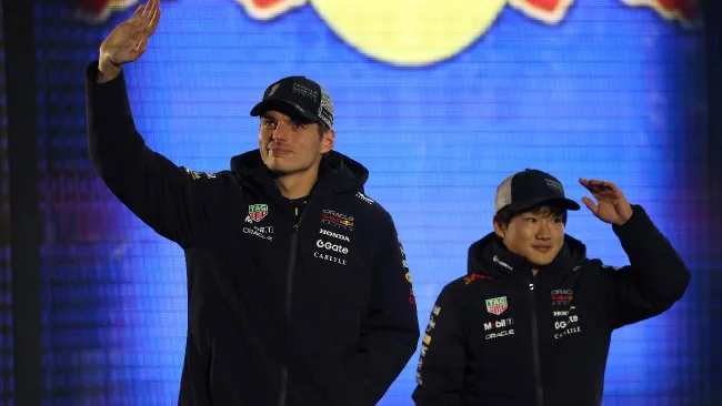 Max Verstappen y Yuki Tsunoda
