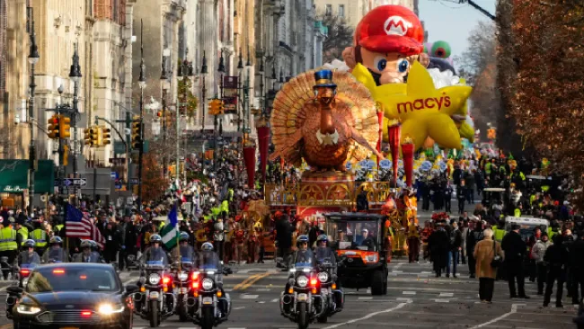 Desde la mañana de este jueves el espectáculo visual comenzó.