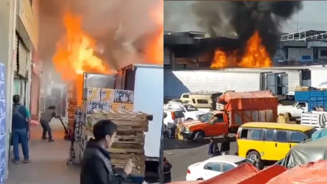 VIDEO: Incendio en la Central de Abasto moviliza a cuerpos de emergencia; no hay heridos. Noticias en tiempo real