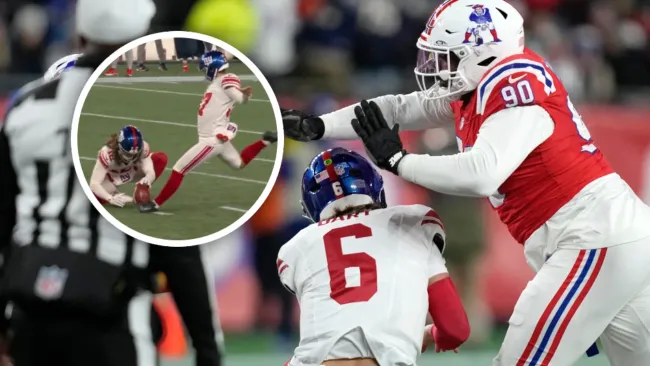 Extraña 'patada' en el Monday Night Football