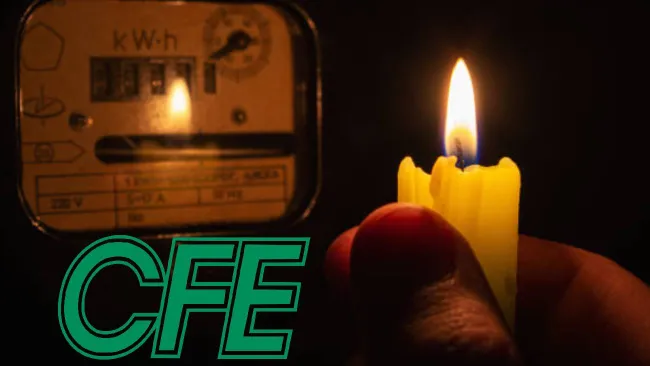CFE anuncia apagón de siete horas para este viernes 5 de diciembre