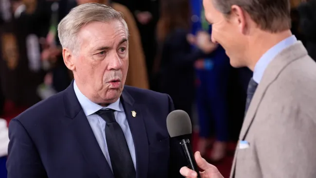 Ancelotti estuvo presente en el sorteo del Mundial