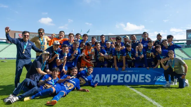¡Campeones! Pumas Sub 21 logra título del Apertura 2025 ante Santos Laguna