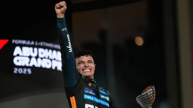 Lando Norris es el cuarto piloto que más carreras necesitó para ser campeón