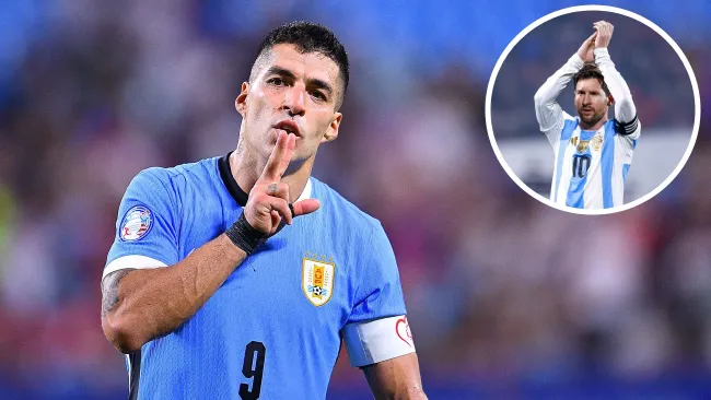 Luis suárez pone a la Selección de Argentina por delante de la Uruguaya