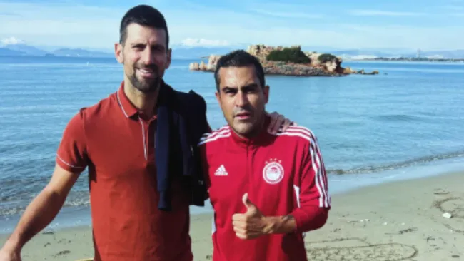¡Se juntan los genios! Nery Castillo presume encuentro con Novak Djokovic