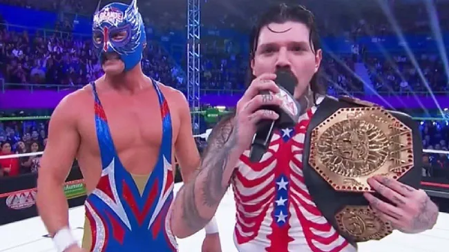 El Grande Americano y Dominik Misterio