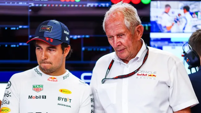 Helmut Marko negó declaraciones racistas contra Checo Pérez 