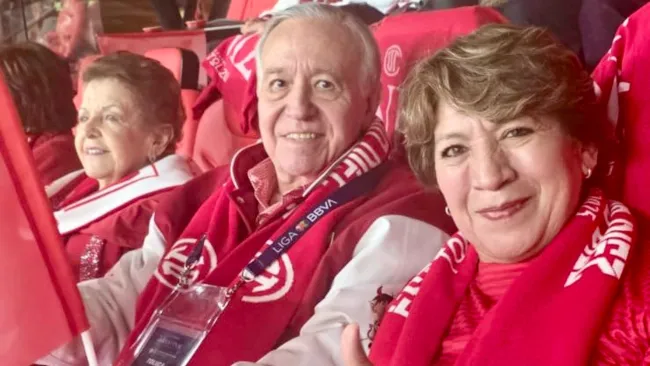 Delfina Gómez, gobernadora del Estado de México, asiste a la Final de Toluca vs Tigres y la tunden en redes sociales