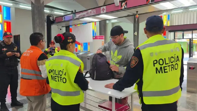 Metro CDMX activa operativo “Cero Pirotecnia” en diciembre y enero