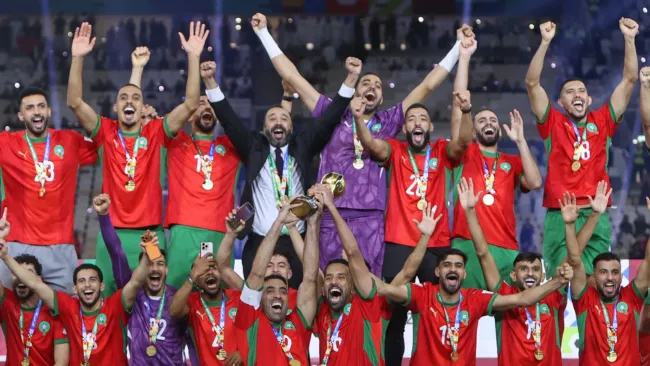 Marruecos campeón de la Copa Árabe con golazo desde mediacancha incluido