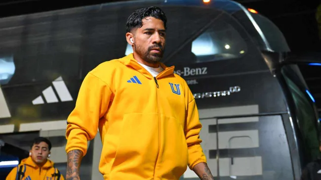 Javier Aquino, previo a un juego 