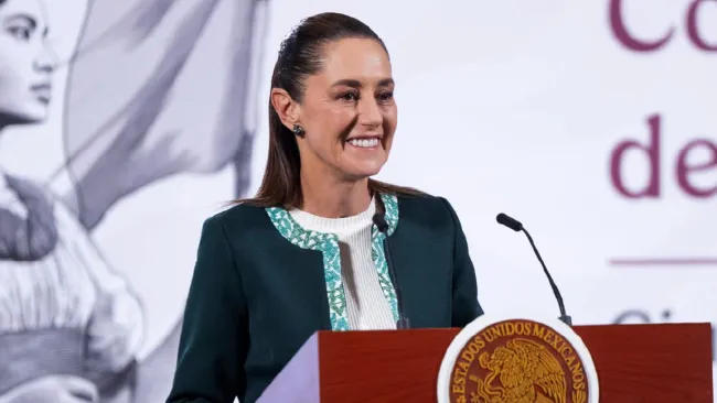 La mandataria también mandó un mensaje de Navidad para los mexicanos.