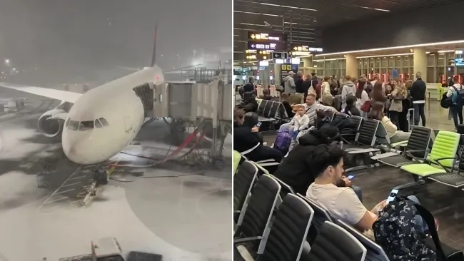 Los pasajeros no tiene de otra más que esperar ante las cancelaciones.