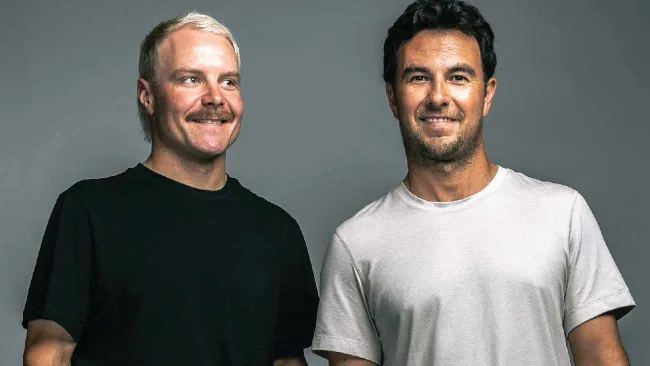 Valtteri Bottas y Checo Pérez