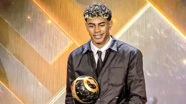  Lamine Yamal hizo reír a Cristiano Ronaldo