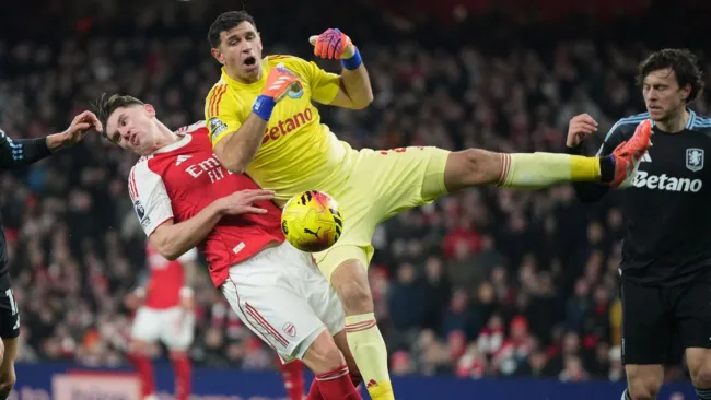 Martínez se enganchó con los aficionados del Arsenal