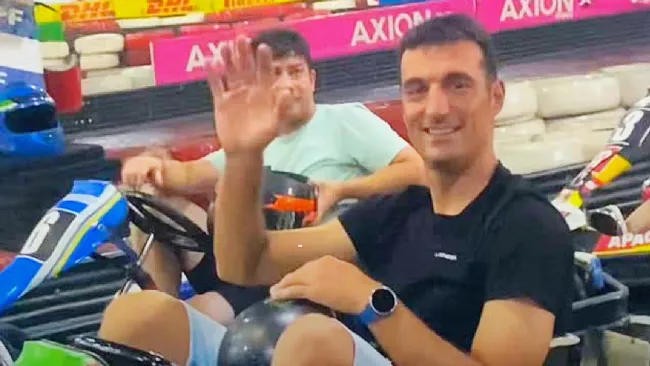 Scaloni recibió el Año Nuevo en un lugar especial 