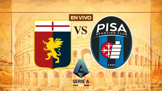 Genoa vs Pisa EN VIVO Serie A Jornada 18