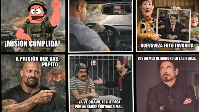 Los mejores memes y reacciones en redes sociales tras la captura de Nicolás Maduro por EE. UU.