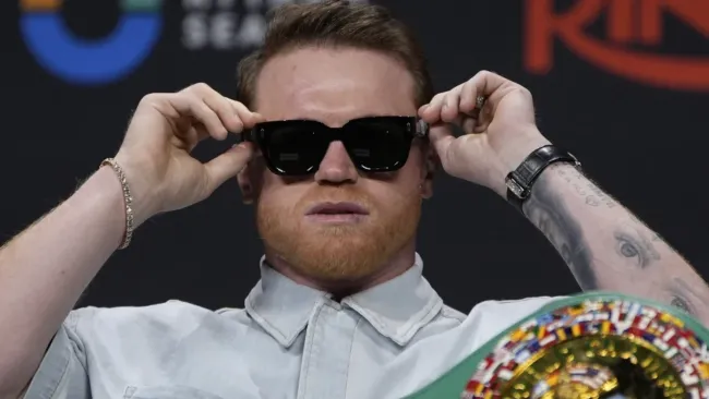 ¡Está de vuelta! Canelo Álvarez reaparece en entrenamiento tras cirugía del codo 