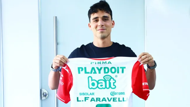 ¡Faravelli es Rayo! Necaxa hace oficial el fichaje del mediocampista argentino
