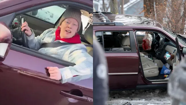 Las imágenes muestran a Renee Nicole solo manejar su camioneta sin representar una amenaza a la autoridad.