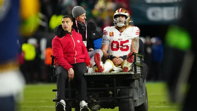 George Kittle sufre lesión del tendón de Aquiles y queda fuera de todo el año