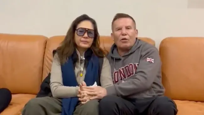 Yolanda Andrade reaparece en video junto a Julio César Chávez