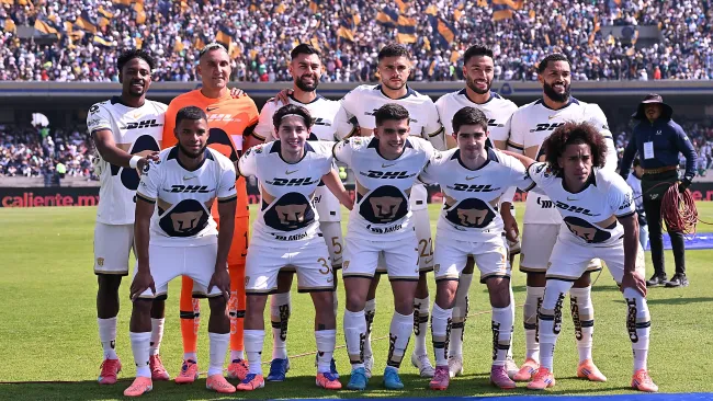 Pumas sin canteranos en la alineación titular por primera vez en la historia 