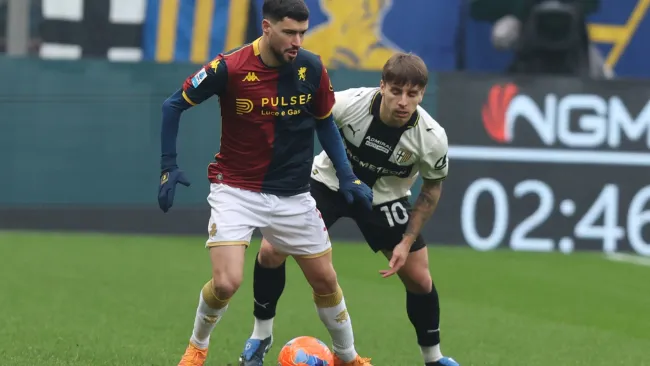 Genoa de Johan Vásquez empató ante Parma