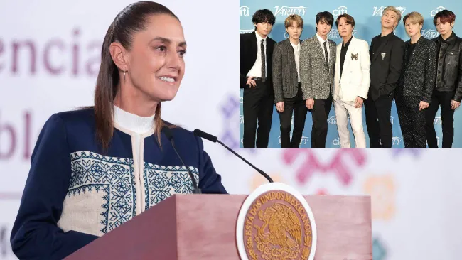 Sheinbaum expresa su gusto por la visita de BTS a México: “Qué bueno que vienen”