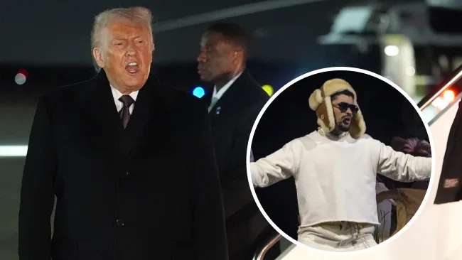Trump no irá al Super Bowl y arremetió contra Bad Bunny
