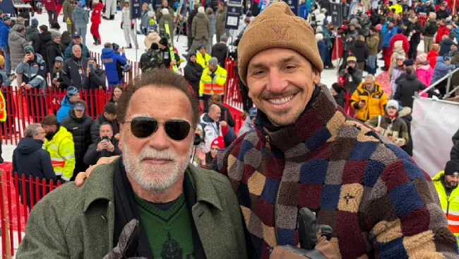 Zlatan Ibrahimovich y Schwarzenegger