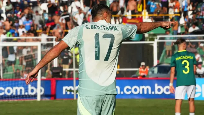 Berte anotó de media vuelta como visitante