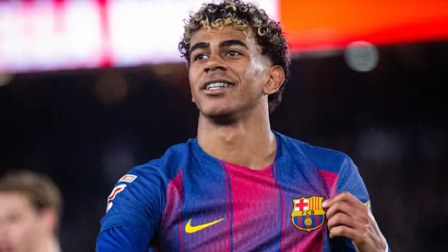 Yamal realiza icónico festejo de Cristiano Ronaldo