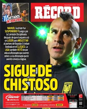 Portada RÉCORD 19 abril 2024